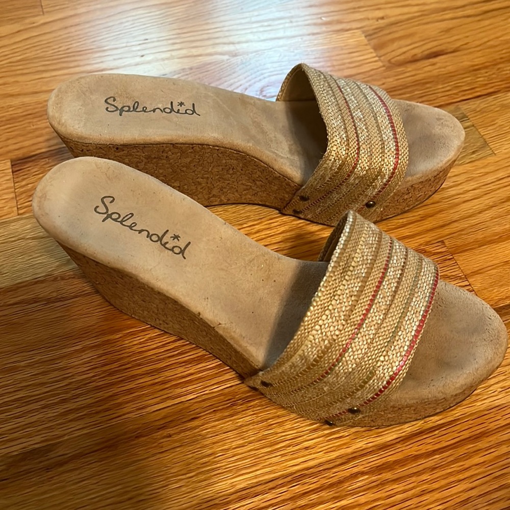 Anthropologie wedge sandal 9.5